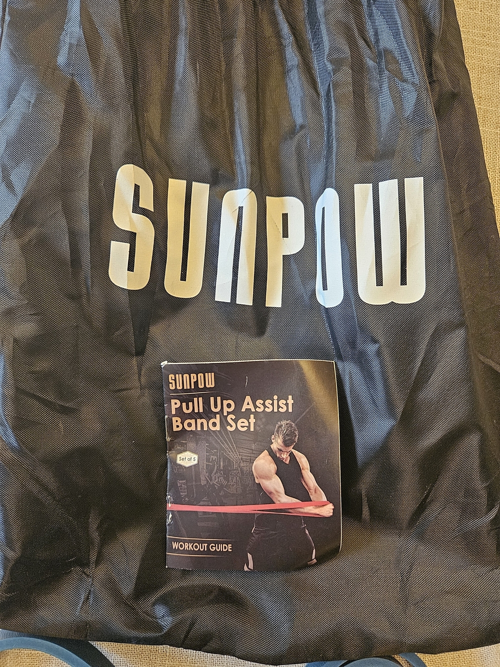 Pull-Up Assist Resistance Band Set - Blue, Green, Orange, Purple - Picture 3 of 4